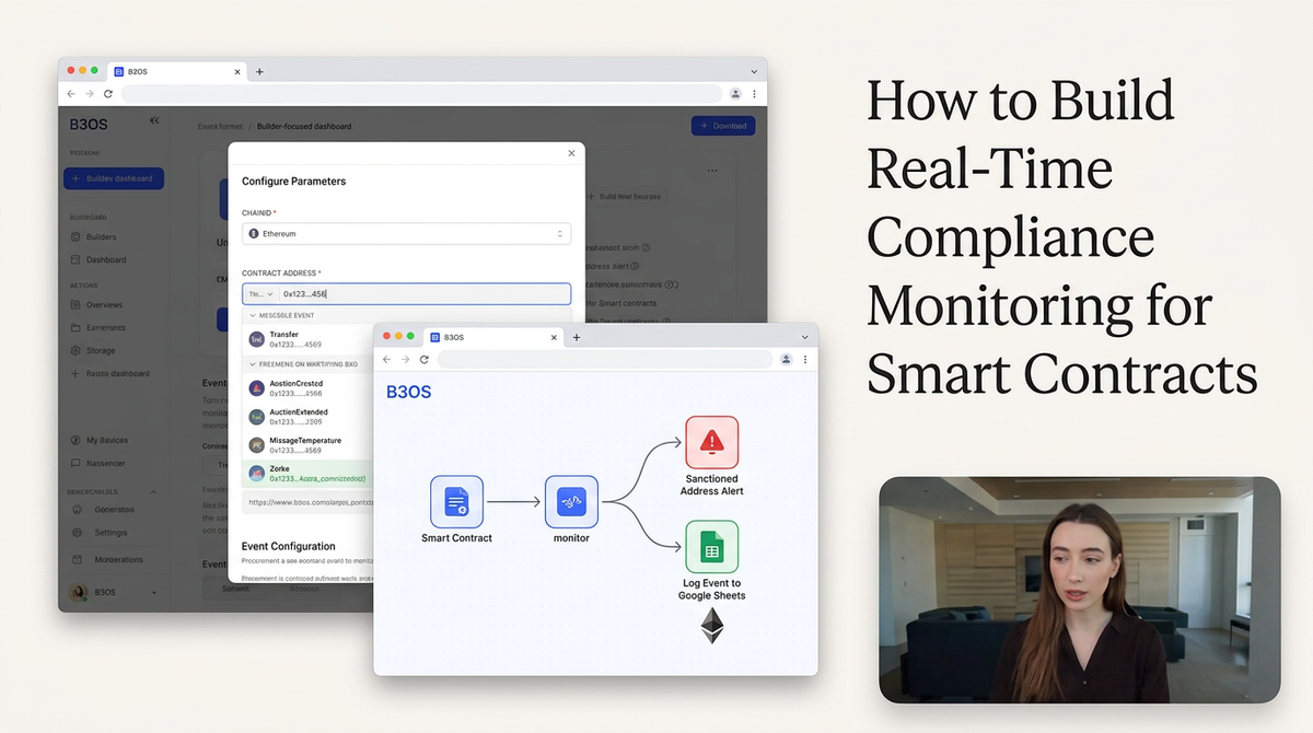 How to Build Real-Time Compliance Monitoring for Smart Contracts video tutorial banner